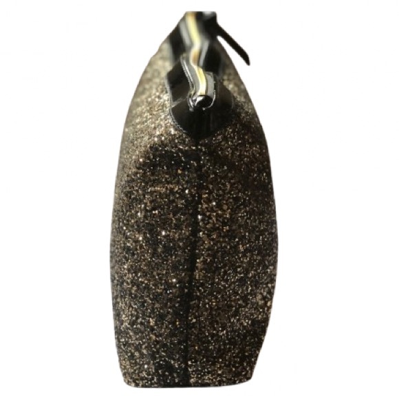 NWOT Black Sparkle Cosmetics Bag - Picture 2 of 8